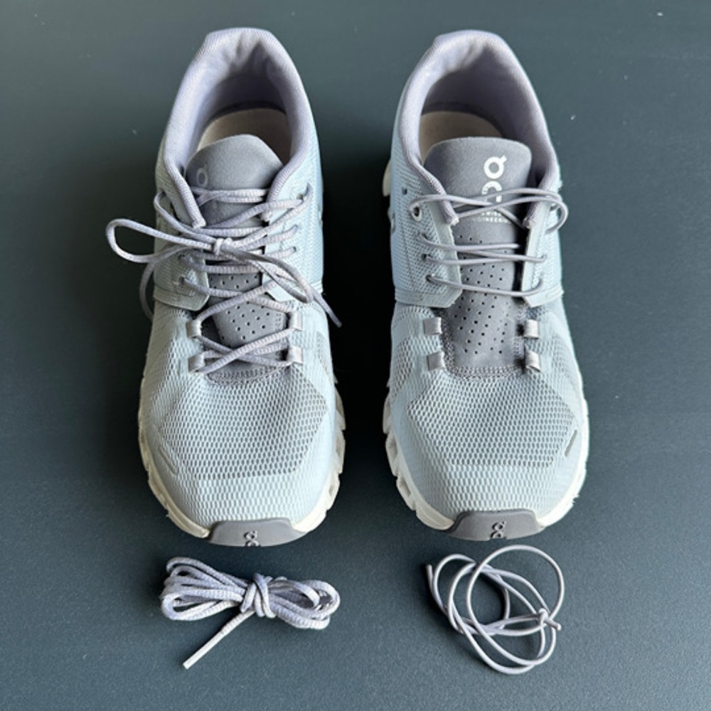 On Running cloud 5 Light Blue Performance Sneakers - image 5